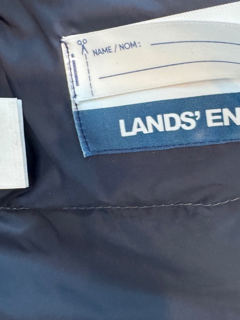 LANDS END Woman’s Down Green Parka w/Hood  Size XXL 12-14 - Picture 11 of 16